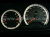 Mercedes W210 E class 1995-1999 светящиеся шкалы приборов - накладки на циферблаты панели приборов, дизайн № 1