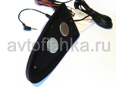 Активная радио антенна акулий плавник на крышу автомобиля - Shark, черная, магнитная